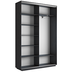 Корпус 2х-дверного шкафа-купе Экспресс Дуо160 Венге 1600х 2200х450