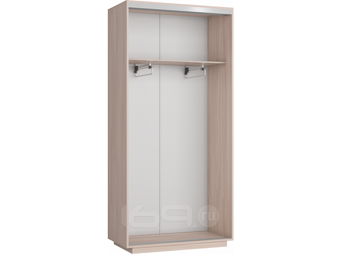 Корпус 2х-дверного шкафа-купе Мини Дуб Молочный 900х1900х450