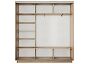 Корпус 3х-дверного шкафа-купе Экспресс 2 Трио 210 Дуб Сонома 2100x2400x450