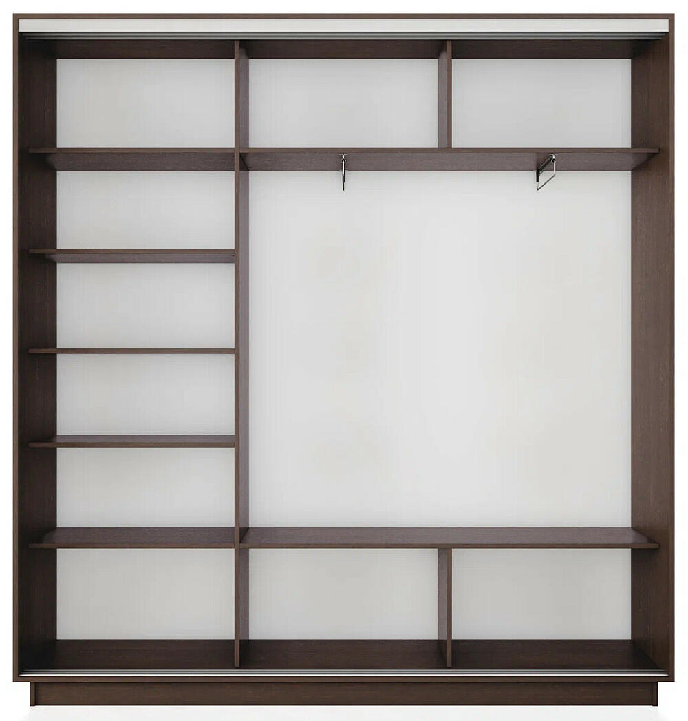 Корпус 3х-дверного шкафа-купе Экспресс 2 Трио 210 Венге 2100x2200x450 15870₽