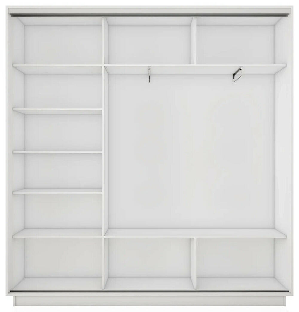 Корпус 3х-дверного шкафа-купе Экспресс 2 Трио 240 Белый снег 2400x2400x450 20180₽