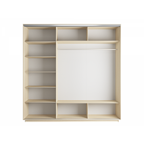 Корпус 3х-дверного шкафа-купе Экспресс Трио180 Дуб молочный 1800х2200х600