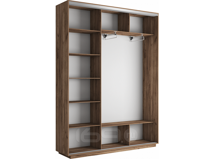 Корпус 3х-дверного шкафа-купе Экспресс Трио180 Крафт Табачный 1800х2200х450