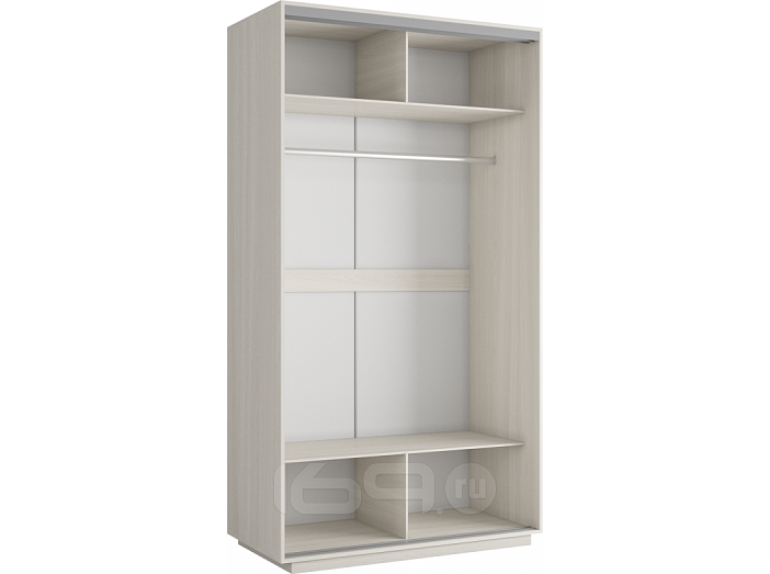 Корпус шкафа-купе 2-120 Экспресс Хит Ясень Шимо светлый 1200х 2200х600