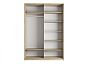 Корпус шкафа-купе Прайм 2-120 Дуб Сонома 1200х2300х570