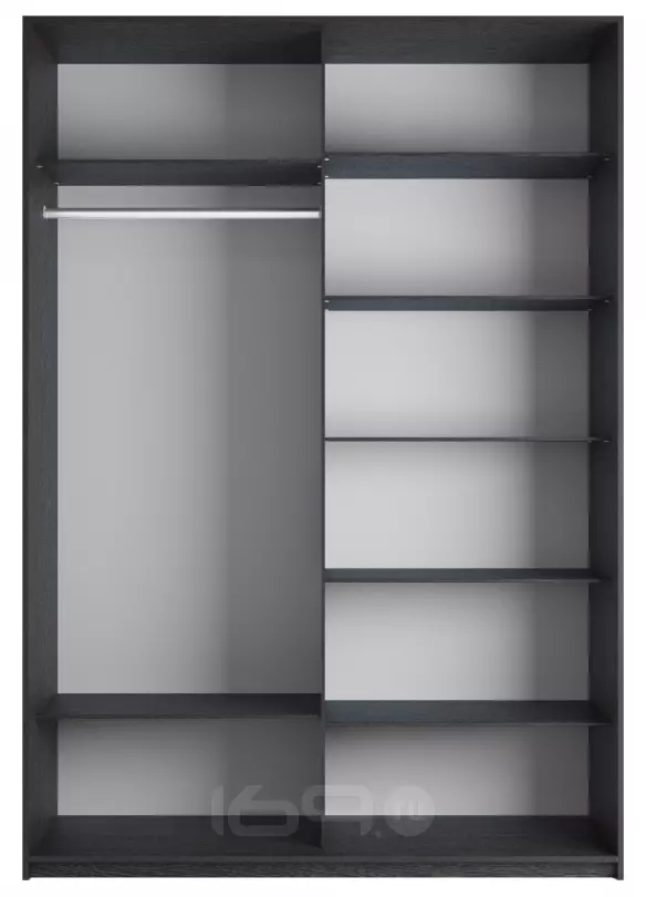 Корпус шкафа-купе Прайм 2-120 Венге 1200х2300х570