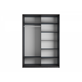 Корпус шкафа-купе Прайм 2-160 Венге 1600х2300х570