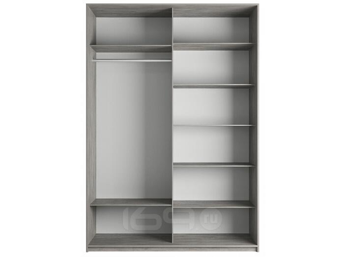 Корпус шкафа-купе Прайм 2 ТМ_L-140 Бетон 1400х2300х570