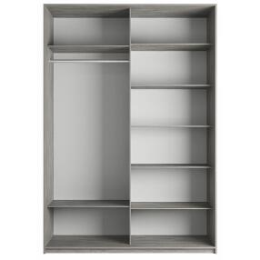 Корпус шкафа-купе Прайм 2 ТМ_L-160 Бетон 1600х2300х570