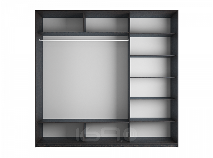 Корпус шкафа-купе Прайм 3-180 Венге 1800х2300х570