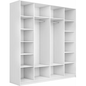Корпус шкафа-купе Прайм Премиум 2-дв. 2200х2300х570 Белый снег