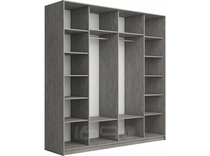 Корпус шкафа-купе Прайм Премиум 2-дв. 2200х2300х570 Бетон