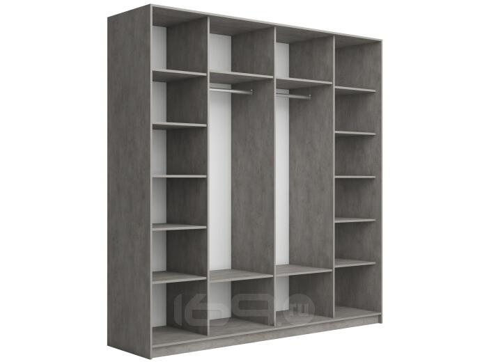 Корпус шкафа-купе Прайм Премиум 2-дв. 2200х2300х570 Бетон