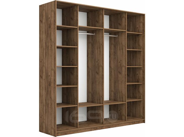 Корпус шкафа-купе Прайм Премиум 2-дв. 2200х2300х570 Крафт табачный