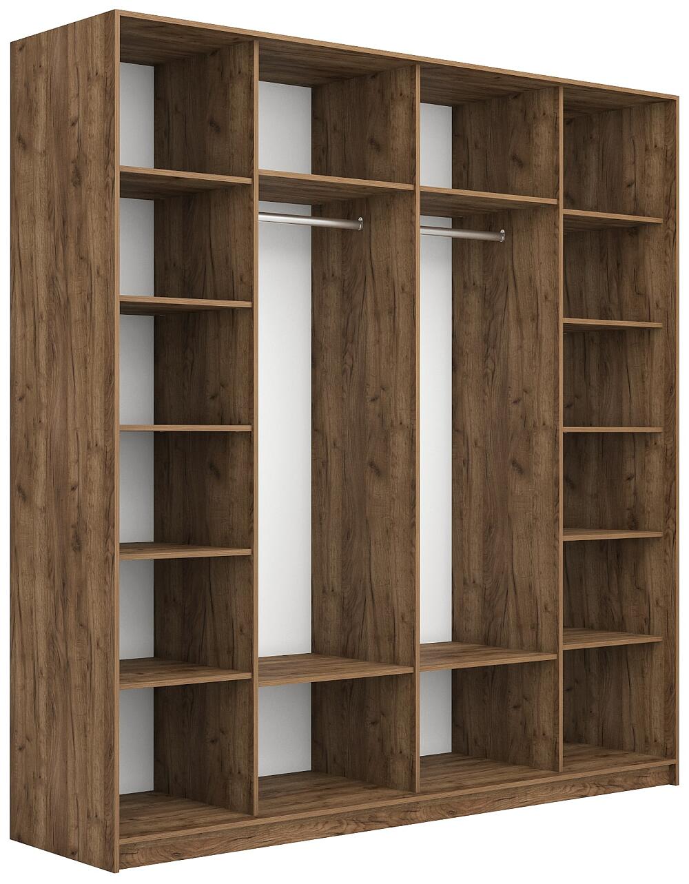 Корпус шкафа-купе Прайм Премиум 2-дв 2200х2300х570 Крафт табачный 44980₽