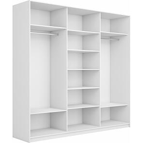Корпус шкафа-купе Прайм Премиум 3-дв. 2400х2300х570 Белый снег