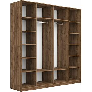 Корпус шкафа-купе Прайм Премиум 3-дв. 2400х2300х570 Крафт табачный