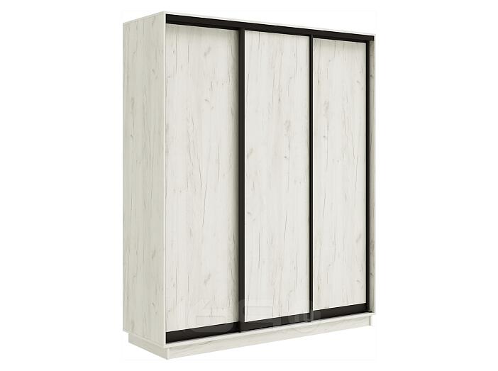 Шкаф-купе Тринити NEW (1800) Фасад вставка 600 (Дуб Крафт Белый)