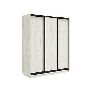 Шкаф-купе Тринити NEW (1800) Фасад вставка 600 (Дуб Крафт Белый)