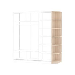 Стеллаж угловой S-5 Ясень шимо светлый 2200*300*600