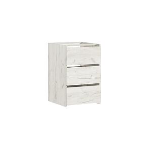 Тумба в Шкаф-купе Тринити  (Дуб Крафт Белый )