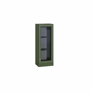 Марион Шкаф навесной 16.334 Дымчатый Зеленый K521, Олива шагрень AG 1050 ПВХ