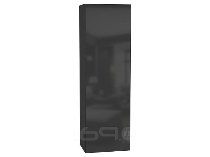 Шкаф навесной POINT ТИП-20 Чёрный/Черный глянец 71774435