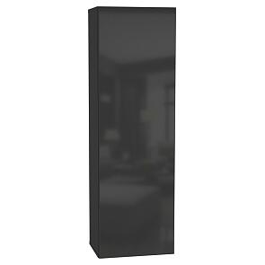 Шкаф навесной POINT ТИП-20 Чёрный/Черный глянец 71774435