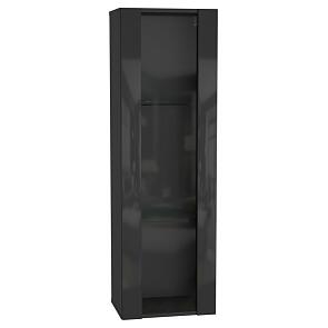 Шкаф навесной POINT ТИП-21 Чёрный/Чёрный глянец 71774438