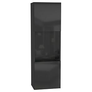 Шкаф навесной POINT ТИП-22 Чёрный/Чёрный глянец 71774441