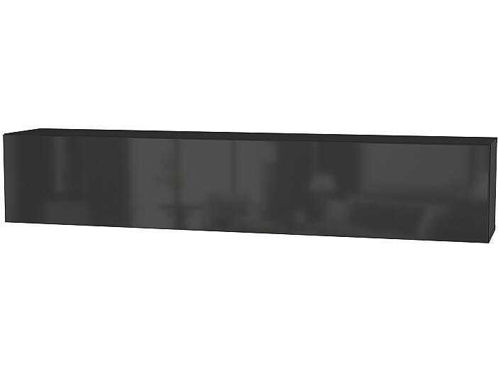 Шкаф навесной POINT ТИП-50 Чёрный/Чёрный глянец 71774459