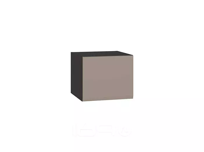 Сидней Шкаф навесной 16.314.04 Антрацит 0164, Веллюто Капучино AG 707 ПВХ