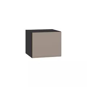 Сидней Шкаф навесной 16.314.04 Антрацит 0164, Веллюто Капучино AG 707 ПВХ