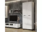 Нэнси LOFT Шкаф 2-х ств. 800 (ЛДСП) (Дуб Крафт Белый/Дуб Крафт Белый)