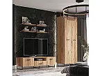 Нэнси LOFT Шкаф 2-х ств. 800 (ЛДСП) (Дуб Крафт/Дуб Крафт)
