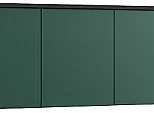 Норд Антресоль к шкафу 6-ти ств. (Изумрудный (КРОМКА ГРАФИТ), Графит)