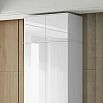 Норд Антресоль к шкафу (800) (Белый/Белый глянец холодный)