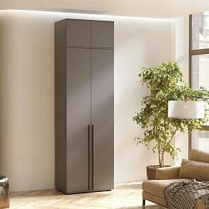 Норд Шкаф 2-х ств.(800) с антресолью (Графит)