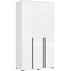 Норд Шкаф 3-х ств.(1200) с антресолью (Белый/Белый глянец холодный)