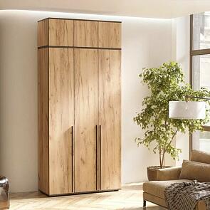 Норд Шкаф 3-х ств.(1200) с антресолью (Дуб Крафт)