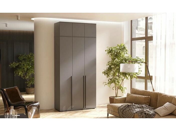 Норд Шкаф 3-х ств.(1200) с антресолью (Графит)