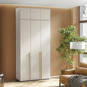 Норд Шкаф 3-х ств.(1200) с антресолью(золото) (Кашемир)