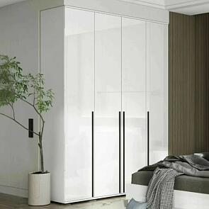 Норд Шкаф 4-х ств.(1600) (Белый/Белый глянец холодный)