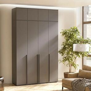 Норд Шкаф 4-х ств.(1600) с антресолью (Графит)