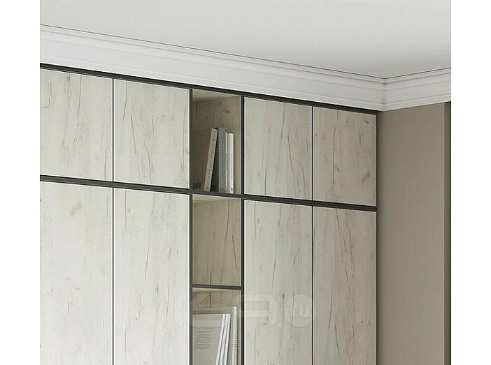 Норд Антресоль к пеналу открытому (300) (Дуб крафт Белый )