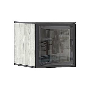 Норд Антресоль-стекло к пеналу (400) (Дуб Крафт Белый)