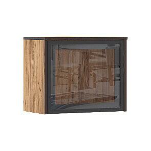 Норд Антресоль-стекло к терминалу (300) (Дуб Крафт/Дуб крафт (КРОМКА ВЕНГЕ))