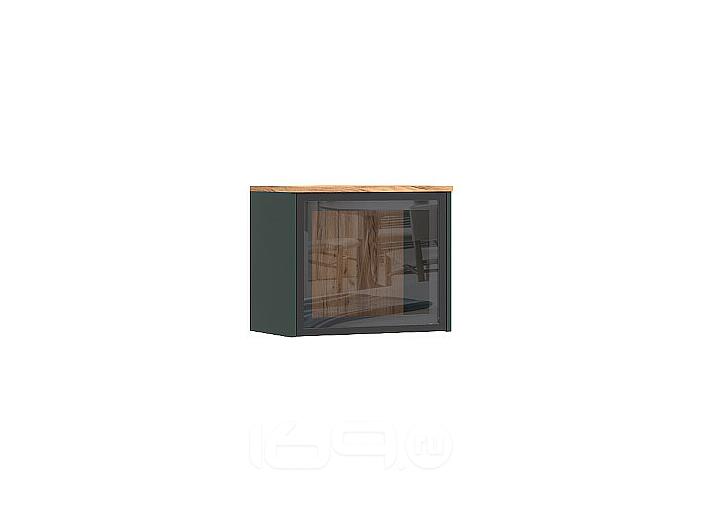 Норд Антресоль-стекло к терминалу (300) (Изумрудный (КРОМКА ИЗУМРУД)/Дуб Крафт)