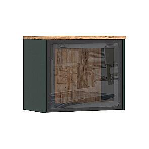 Норд Антресоль-стекло к терминалу (300) (Изумрудный (КРОМКА ИЗУМРУД)/Дуб Крафт)