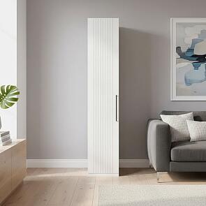 Валенсия шкаф-пенал 13.207 Белый шагрень